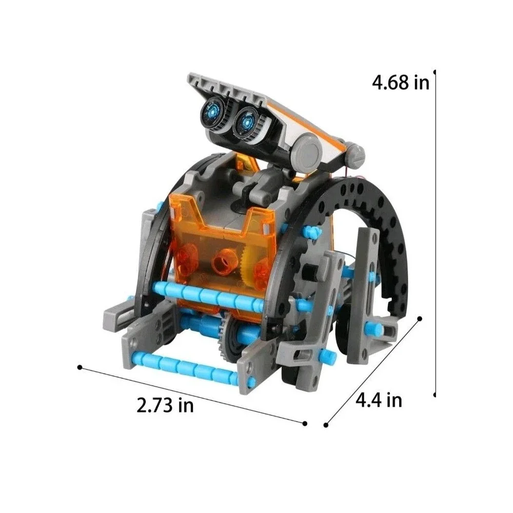 NEW-Science STEM Solar Powered Robot Kit 12-in-1 Science Toys for Kids Age 8+
